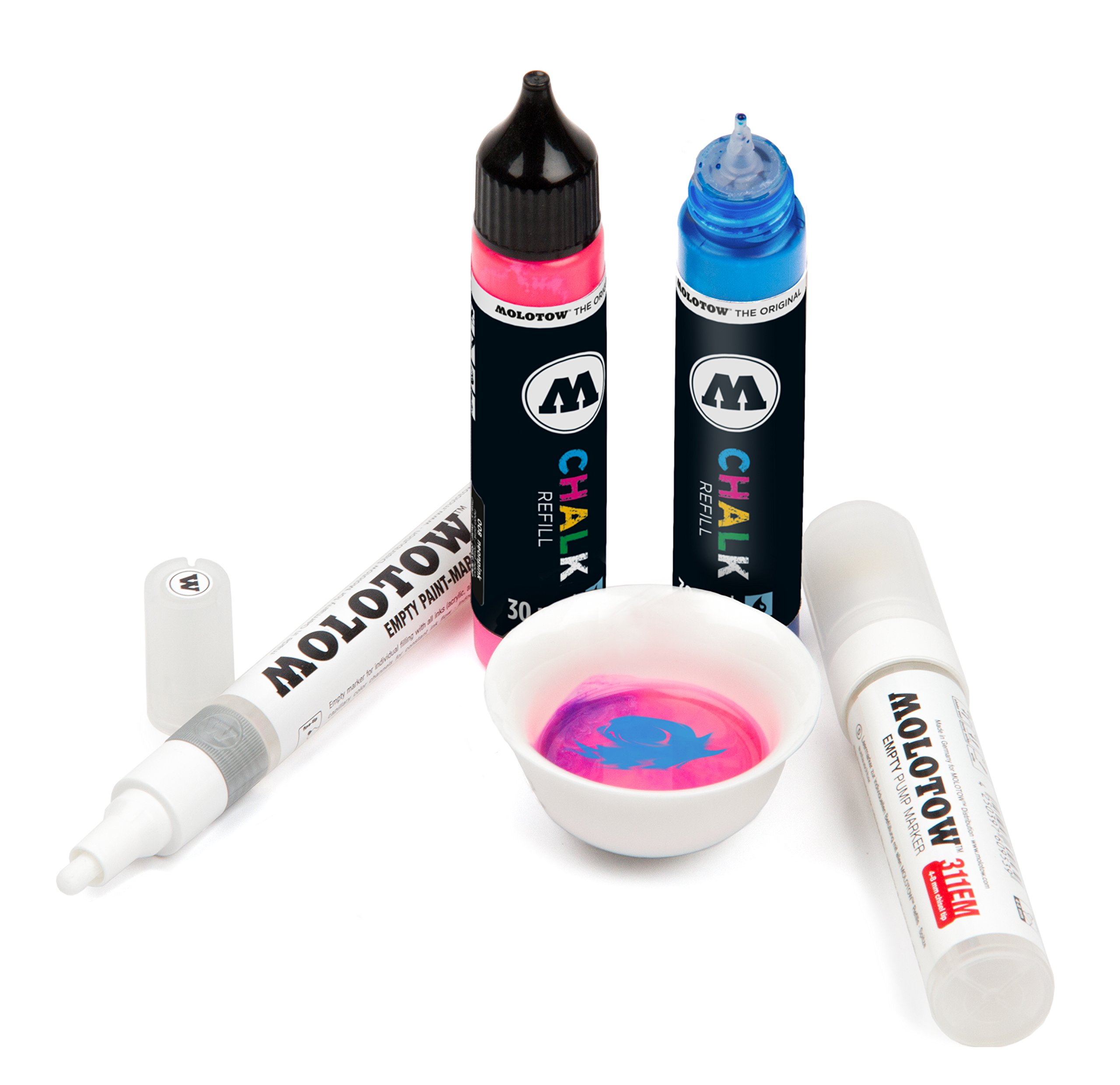MOLOTOW Chalk Marker, 15mm Nib, Metallic Silver, 1 Each (628.001) - Image 6