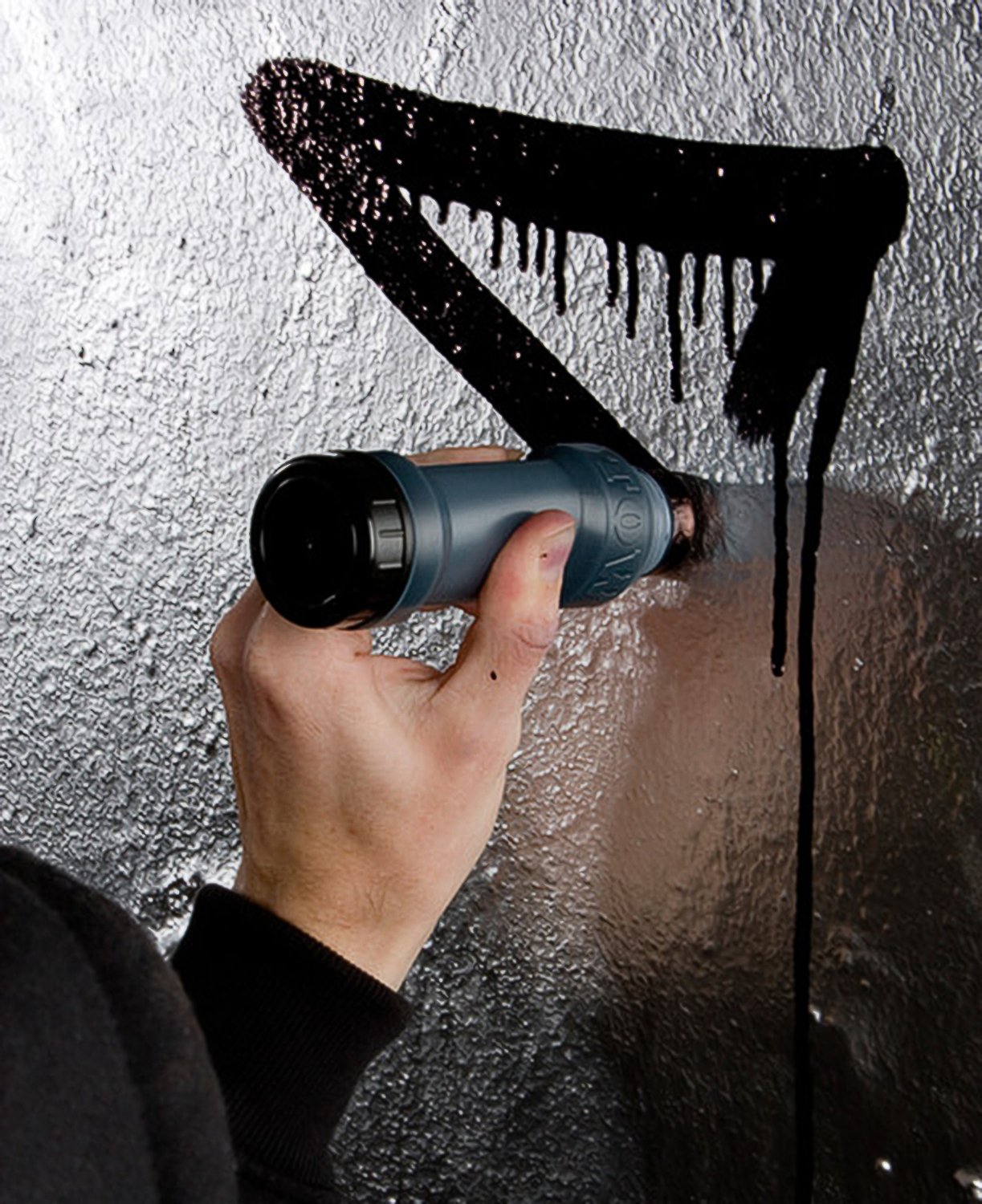 Molotow DRIPSTICK Empty Squeeze Bottle Marker, Reusable and Refillable with Any Paint Ink Color, 10mm Nib, Holds 70ml (830.203), Black - Image 3