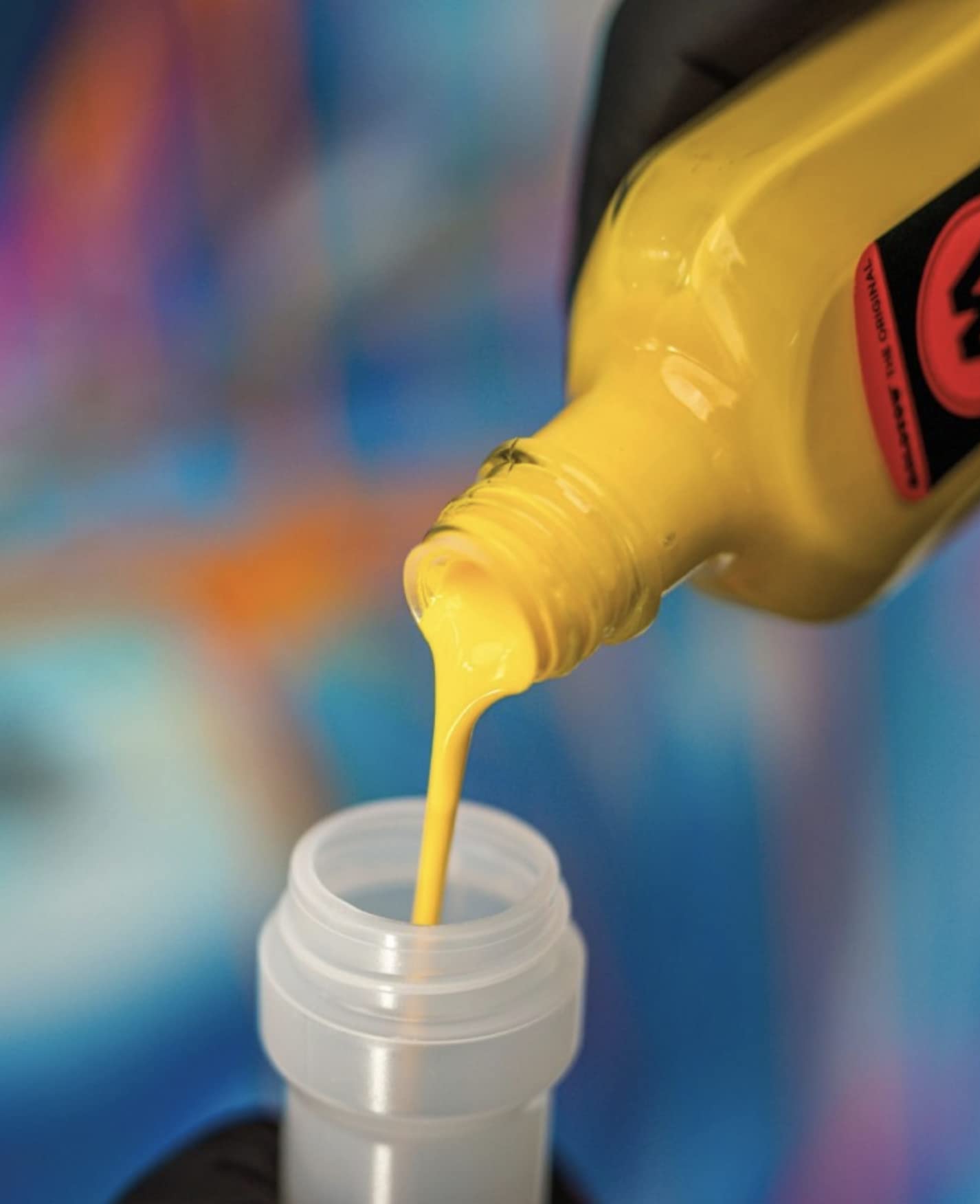 Molotow DRIPSTICK Empty Squeeze Bottle Marker, Reusable and Refillable with Any Paint Ink Color, 10mm Nib, Holds 70ml (830.203), Black - Image 7