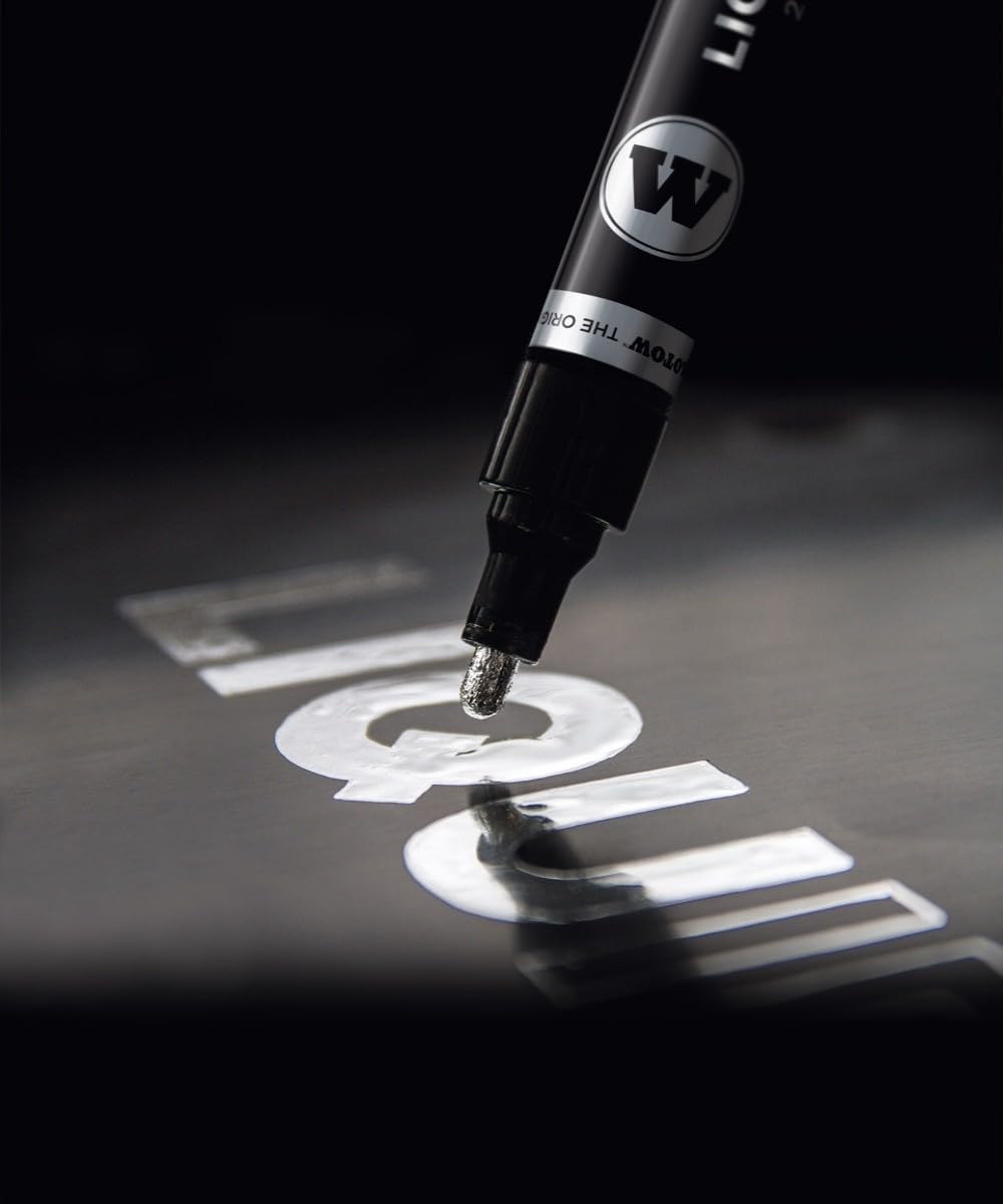 Molotow Liquid Chrome Alcohol Paint Pump Marker, 2mm, 1 Each - Image 10