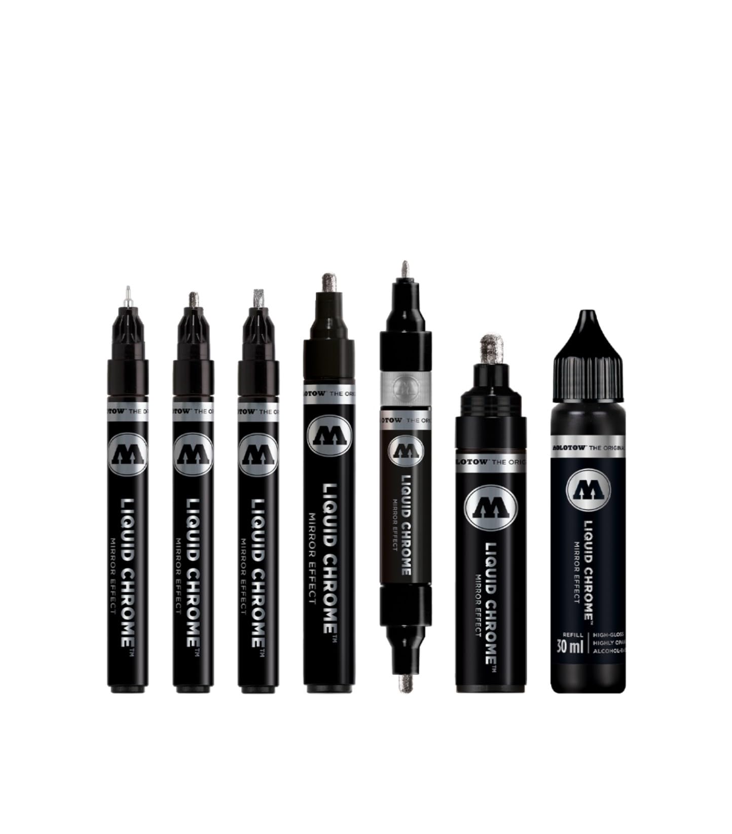 Molotow Liquid Chrome Alcohol Paint Pump Marker, 2mm, 1 Each - Image 7